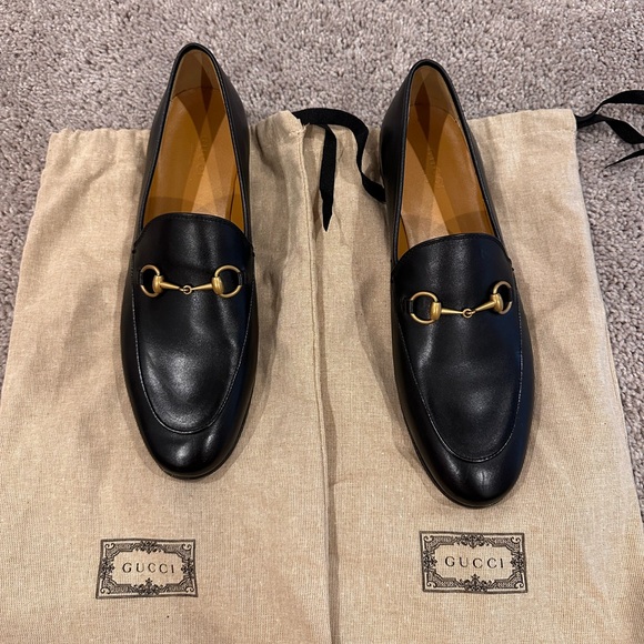 Gucci Shoes - Gucci Black Leather Horsebit Loafers